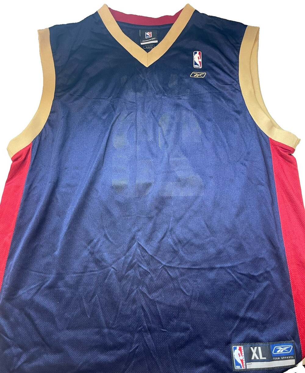 Vintage Reebok LeBron James #23 Cavaliers NBA Jersey XL Blank Front Misprint